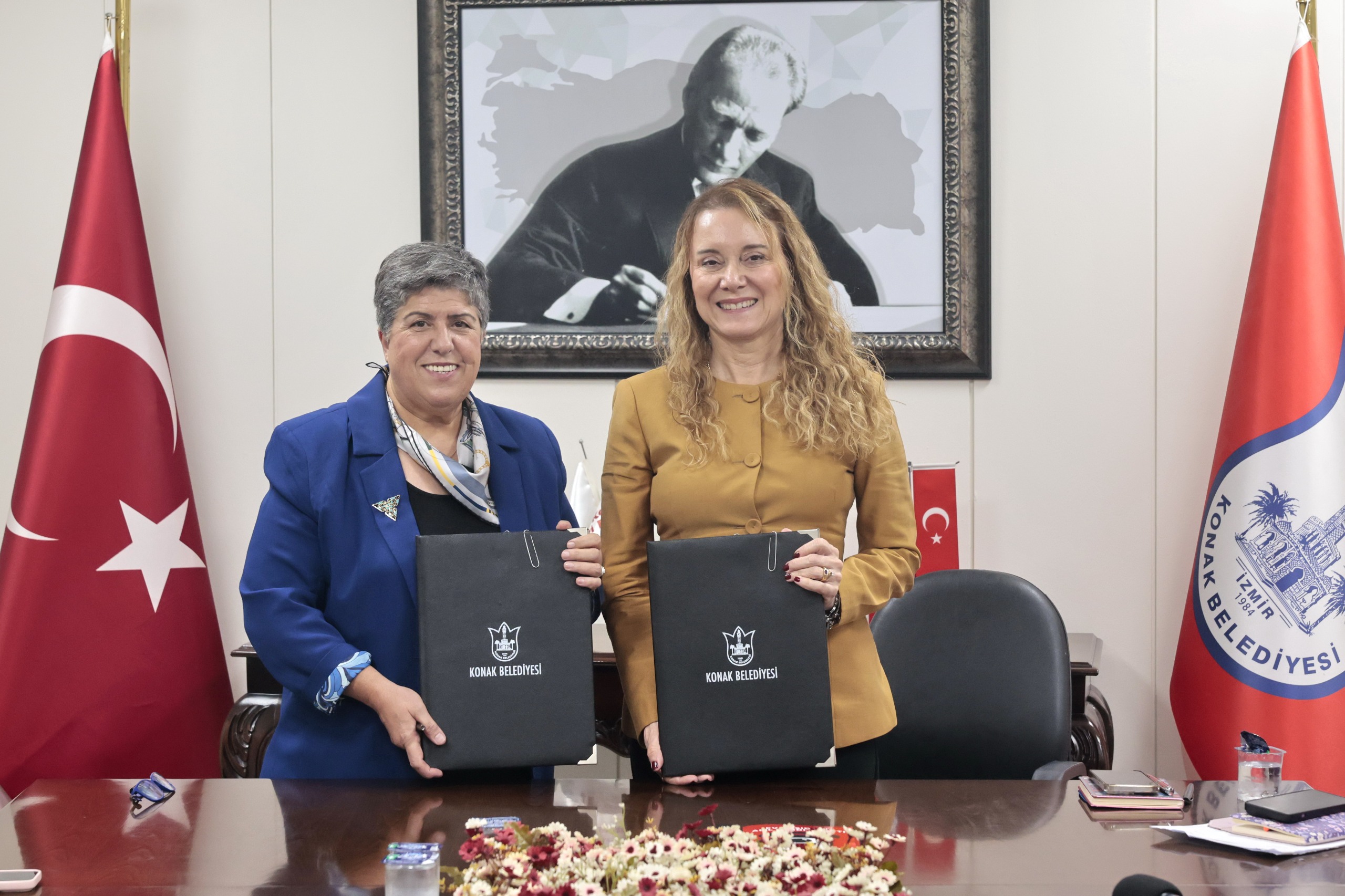 Konak’ta ‘Ev İçi Şiddet Acil Yardım Hattı’ Protokolü İmzalandı